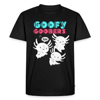 Axolotl - T-shirt Premium bio Homme - noir - Devant - Nico (187cm)
