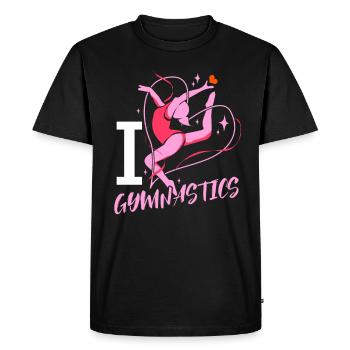 Gymnastique Main Stand Gymnastique Gymnastique Cadeau - T-shirt Premium bio Homme - noir - Devant - Nico (187cm)