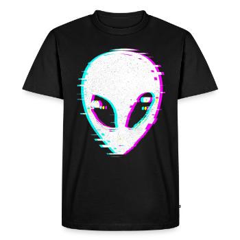 Aliens - Männer Premium Bio T-Shirt - Schwarz - Vorne - Nico (187cm)