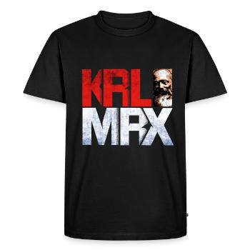 Kommunismus Lenin Marx Klassenkampf Sozial - Männer Premium Bio T-Shirt - Schwarz - Vorne - Nico (187cm)