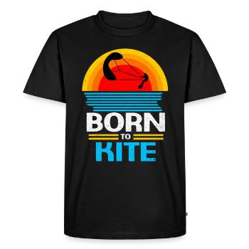 Kiteboard - T-shirt Premium bio Homme - noir - Devant - Nico (187cm)