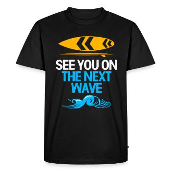 Kiteboard Kite kite-kite-cadeau kite-surf - T-shirt Premium bio Homme - noir - Devant - Nico (187cm)