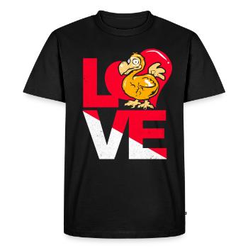 Dodo - T-shirt Premium bio Homme - noir - Devant - Nico (187cm)