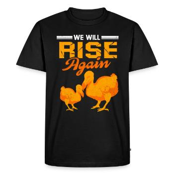 Dodo - T-shirt Premium bio Homme - noir - Devant - Nico (187cm)