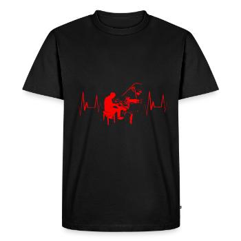piano - T-shirt Premium bio Homme - noir - Devant - Nico (187cm)