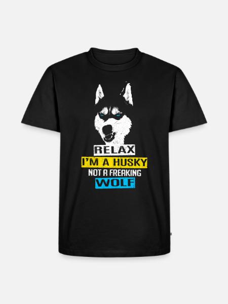 Husky - T-shirt Premium bio Homme - noir