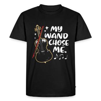Violoncelle - T-shirt Premium bio Homme - noir - Devant - Nico (187cm)