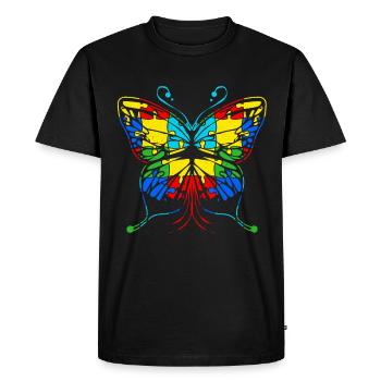 Autism - Men's Premium Organic T-Shirt - black - Front - Nico (187cm)