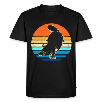 Bec d’abel - T-shirt Premium bio Homme - noir - Devant - Nico (187cm)