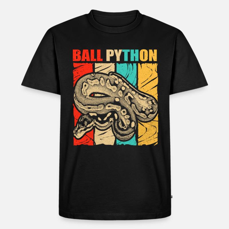 Python - T-shirt Premium bio Homme - noir