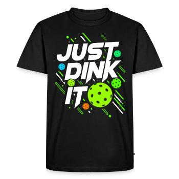 Pickleball Ball Sport Grandma Senior Grandpa Gift Idea - Men's Premium Organic T-Shirt - black - Front - Nico (187cm)