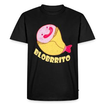 Blobfish - Men's Premium Organic T-Shirt - black - Front - Nico (187cm)