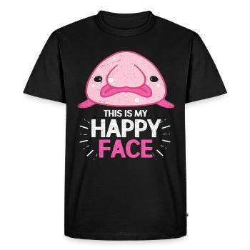 Blobfish - Men's Premium Organic T-Shirt - black - Front - Nico (187cm)
