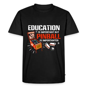 Pinball Pinball Pinball Machine Pinball Lever Game - Men's Premium Organic T-Shirt - black - Front - Nico (187cm)