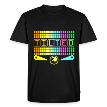 Pinball Pinball Pinball Machine Pinball Lever Game - Men's Premium Organic T-Shirt - black - Front - Nico (187cm)