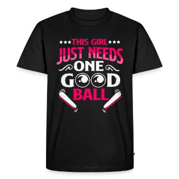 Pinball Pinball Pinball Machine Pinball Lever Game - Men's Premium Organic T-Shirt - black - Front - Nico (187cm)