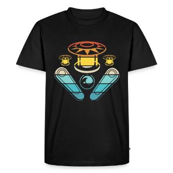 Pinball Pinball Pinball Machine Pinball Lever Game - Men's Premium Organic T-Shirt - black - Front - Nico (187cm)