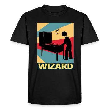 Pinball Pinball Pinball Machine Pinball Lever Game - Men's Premium Organic T-Shirt - black - Front - Nico (187cm)