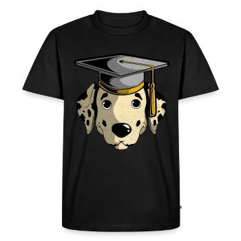 Dalmatiens - T-shirt Premium bio Homme - noir - Devant - Nico (187cm)