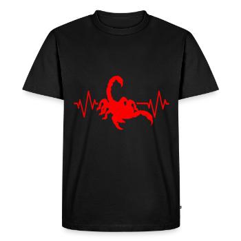 Scorpion - Men's Premium Organic T-Shirt - black - Front - Nico (187cm)
