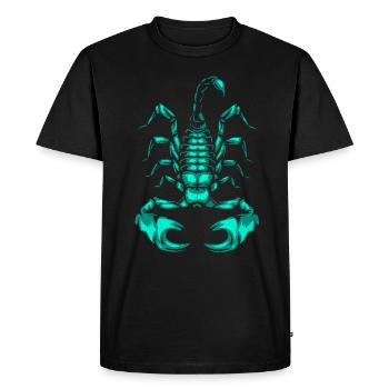 Scorpion - Men's Premium Organic T-Shirt - black - Front - Nico (187cm)