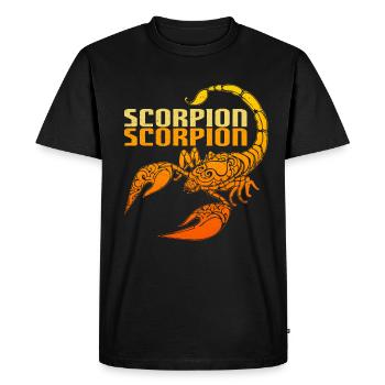 Scorpion - Men's Premium Organic T-Shirt - black - Front - Nico (187cm)