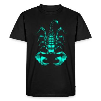 Scorpion Signe astrologique Horoscope Insekt Astrologie - T-shirt Premium bio Homme - noir - Devant - Nico (187cm)