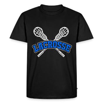 Lacrosse - T-shirt Premium bio Homme - noir - Devant - Nico (187cm)