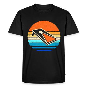 cornhole - T-shirt Premium bio Homme - noir - Devant - Nico (187cm)