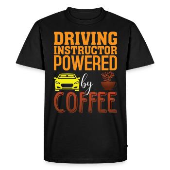 Driving instructor saying gift - Men's Premium Organic T-Shirt - black - Front - Nico (187cm)