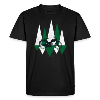 MS 50 Mofa Moped Retro - T-shirt Premium bio Homme - noir - Devant - Nico (187cm)