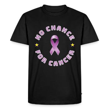 Prévention du cancer Cancer Le cancer pue Survie - T-shirt Premium bio Homme - noir - Devant - Nico (187cm)