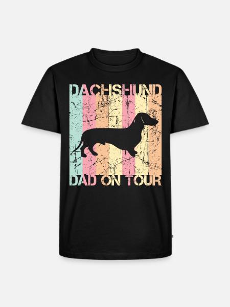 Dachshund Dachshund saying gift - Men's Premium Organic T-Shirt - black