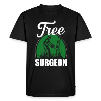 lumberjack - Men's Premium Organic T-Shirt - black - Front - Nico (187cm)