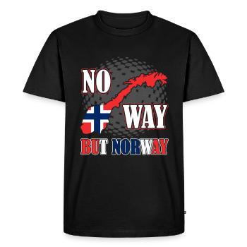Norvège Scandinavie Oslo cadeau - T-shirt Premium bio Homme - noir - Devant - Nico (187cm)