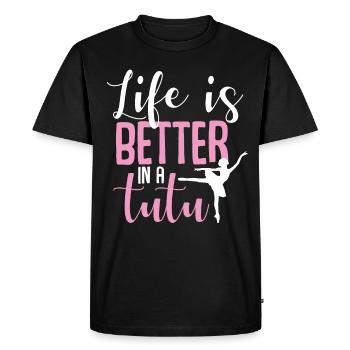 Ballet - Men's Premium Organic T-Shirt - black - Front - Nico (187cm)