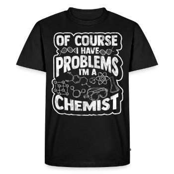 chemistry - Men's Premium Organic T-Shirt - black - Front - Nico (187cm)