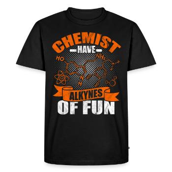 chemistry - Men's Premium Organic T-Shirt - black - Front - Nico (187cm)