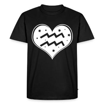 Signe du Zodiaque - T-shirt Premium bio Homme - noir - Devant - Nico (187cm)