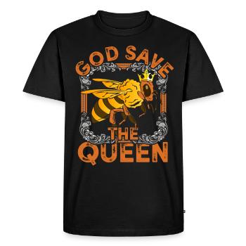 Imker - Männer Premium Bio T-Shirt - Schwarz - Vorne - Nico (187cm)