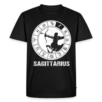 Centaur - Men's Premium Organic T-Shirt - black - Front - Nico (187cm)