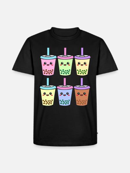 Bubble Tee Boba Tea - Men's Premium Organic T-Shirt - black