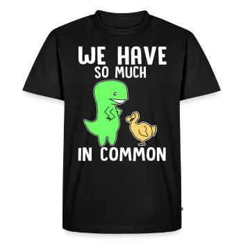 Dodo - T-shirt Premium bio Homme - noir - Devant - Nico (187cm)