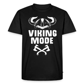 Le mode Viking - T-shirt Premium bio Homme - noir - Devant - Nico (187cm)