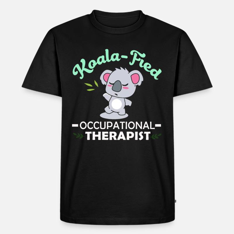 Ergotherapeut - Männer Premium Bio T-Shirt - Schwarz