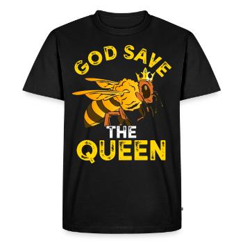 Bee Beekeeper Bumblebee Zeidler Honey Gift Honeycomb - Men's Premium Organic T-Shirt - black - Front - Nico (187cm)