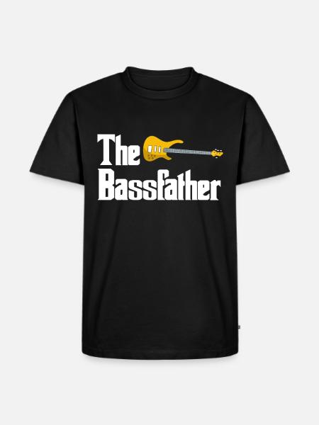 Bassgitarre Bassist Gitarrist Geschenk Instrument - Ekologisk premium-T-shirt herr - svart
