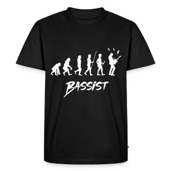 Bassist - T-shirt Premium bio Homme - noir - Devant - Nico (187cm)