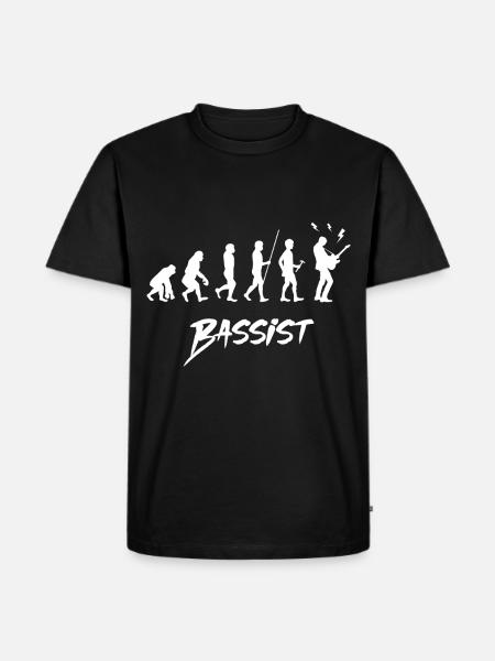 bassist - Men's Premium Organic T-Shirt - black