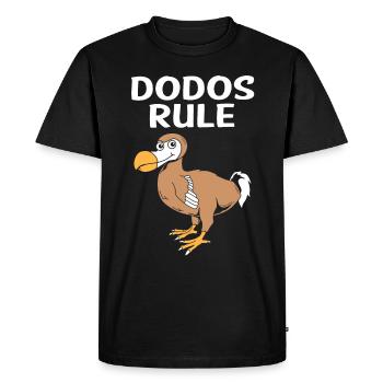 Dodo - T-shirt Premium bio Homme - noir - Devant - Nico (187cm)